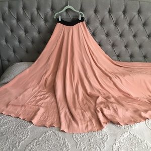 *SALE* ROKSANDA MAXI DRAPED PINK ROSE SKIRT Size 2